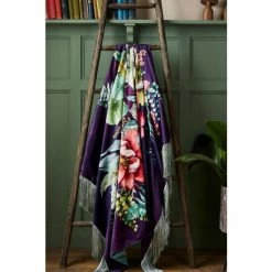 Joe Browns Black Bold Floral Boutique Velvet Throw -Joe Browns shop unnamed file 4492