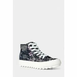 Joe Browns Blue Floral Print Flatform Pumps -Joe Browns shop unnamed file 4497