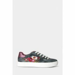 Joe Browns Blue Lovely Floral Embroidered Pumps -Joe Browns shop unnamed file 4513