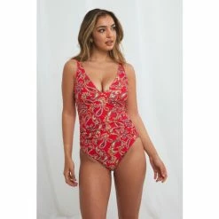 Joe Browns Pink Boheme Ruched Swimsuit