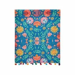 Joe Browns Black Folk Floral Pom Table Runner -Joe Browns shop unnamed file 4544