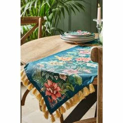 Joe Browns Black Fabulous Floral Forest Table Runner