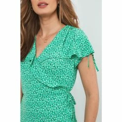 Joe Browns Green Francesca Frill Dress -Joe Browns shop unnamed file 460