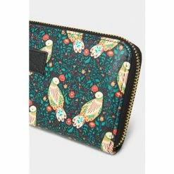 Joe Browns Black Bird Print Floral Purse -Joe Browns shop unnamed file 4616
