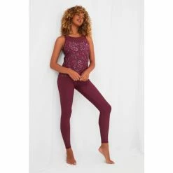 Joe Browns Red Paisley Print Yoga Gym Exercise Top -Joe Browns shop unnamed file 4647