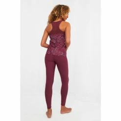 Joe Browns Red Paisley Print Yoga Gym Exercise Top -Joe Browns shop unnamed file 4648