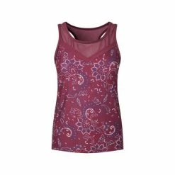 Joe Browns Red Paisley Print Yoga Gym Exercise Top -Joe Browns shop unnamed file 4650
