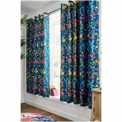 Joe Browns Multi Striking Floral Stripe Curtains -Joe Browns shop unnamed file 4680
