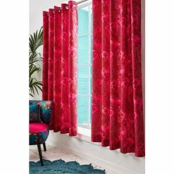 Joe Browns Fuchsia Paisley Curtains