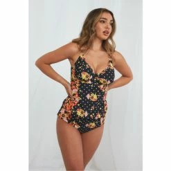 Joe Browns Orange Retro Reflections Tankini