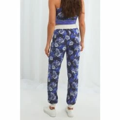 Joe Browns Blue Patch Print Joggers -Joe Browns shop unnamed file 4726