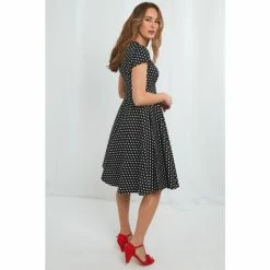 Joe Browns Black The Peggy Polka Dot Dress -Joe Browns shop unnamed file 473