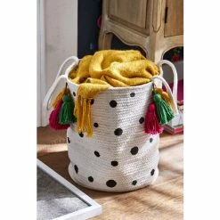 Joe Browns Multi Colourful Tassel Cotton Storage Bag