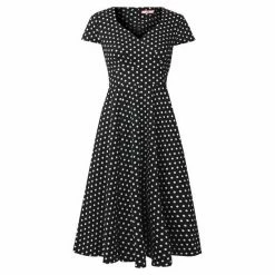 Joe Browns Black The Peggy Polka Dot Dress -Joe Browns shop unnamed file 475