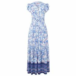 Joe Browns Blue Beautiful Boho Babe Dress 3 Joe Browns Blue Beautiful Boho Babe Dress -Joe Browns shop unnamed file 484
