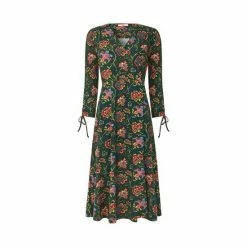 Joe Browns Green Abstract Floral Dress -Joe Browns shop unnamed file 515