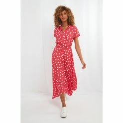 Joe Browns Red Polka Dot Passion Dress