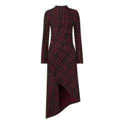 Joe Browns Black Asymmetric Tartan Check Dress -Joe Browns shop unnamed file 64