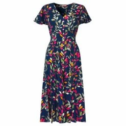 Joe Browns Blue Blissfully Bold Botanical Dress -Joe Browns shop unnamed file 641