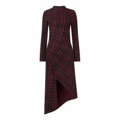 Joe Browns Black Asymmetric Tartan Check Dress -Joe Browns shop unnamed file 65