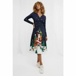 Joe Browns Blue Christmas Is Here Dress