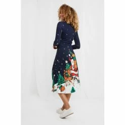 Joe Browns Blue Christmas Is Here Dress -Joe Browns shop unnamed file 693