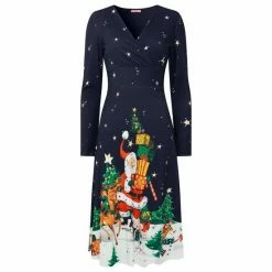 Joe Browns Blue Christmas Is Here Dress -Joe Browns shop unnamed file 695