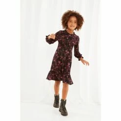 Joe Browns Black Pretty Floral Jersey Dress