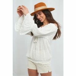 Joe Browns Cream Broderie Belle Top -Joe Browns shop unnamed file 795