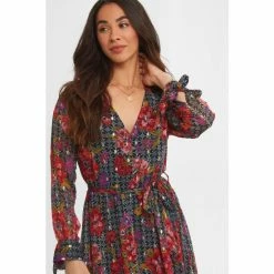 Joe Browns Black Enchanting Florals V Neck Dress -Joe Browns shop unnamed file 8