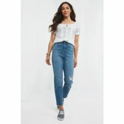 Joe Browns White Broderie Boho Blouse -Joe Browns shop unnamed file 800