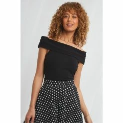 Joe Browns Black Joe's Essentials Must Have Bardot Top