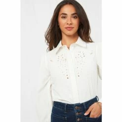 Joe Browns Cream Classic Retro Style Statement Blouse -Joe Browns shop unnamed file 870
