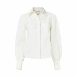 Joe Browns Cream Classic Retro Style Statement Blouse -Joe Browns shop unnamed file 871