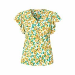 Joe Browns White Happy Sunflower Blouse -Joe Browns shop unnamed file 885