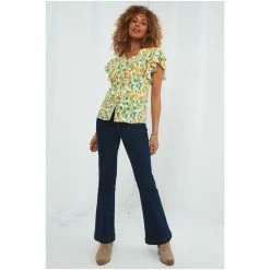 Joe Browns White Happy Sunflower Blouse -Joe Browns shop unnamed file 886