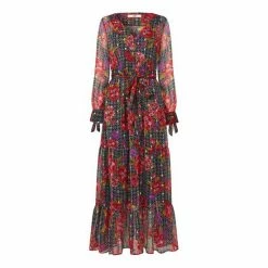 Joe Browns Black Enchanting Florals V Neck Dress -Joe Browns shop unnamed file 9
