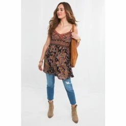 Joe Browns Black Our Favourite Longline Top -Joe Browns shop unnamed file 915