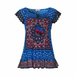 Joe Browns Blue Country Girl Boho Top -Joe Browns shop unnamed file 922