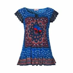 Joe Browns Blue Country Girl Boho Top -Joe Browns shop unnamed file 923