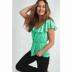 Joe Browns Green Fun And Flirty Top
