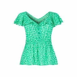 Joe Browns Green Fun And Flirty Top -Joe Browns shop unnamed file 956