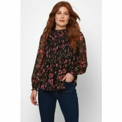 Joe Browns Black Our Favourite Pleated Top